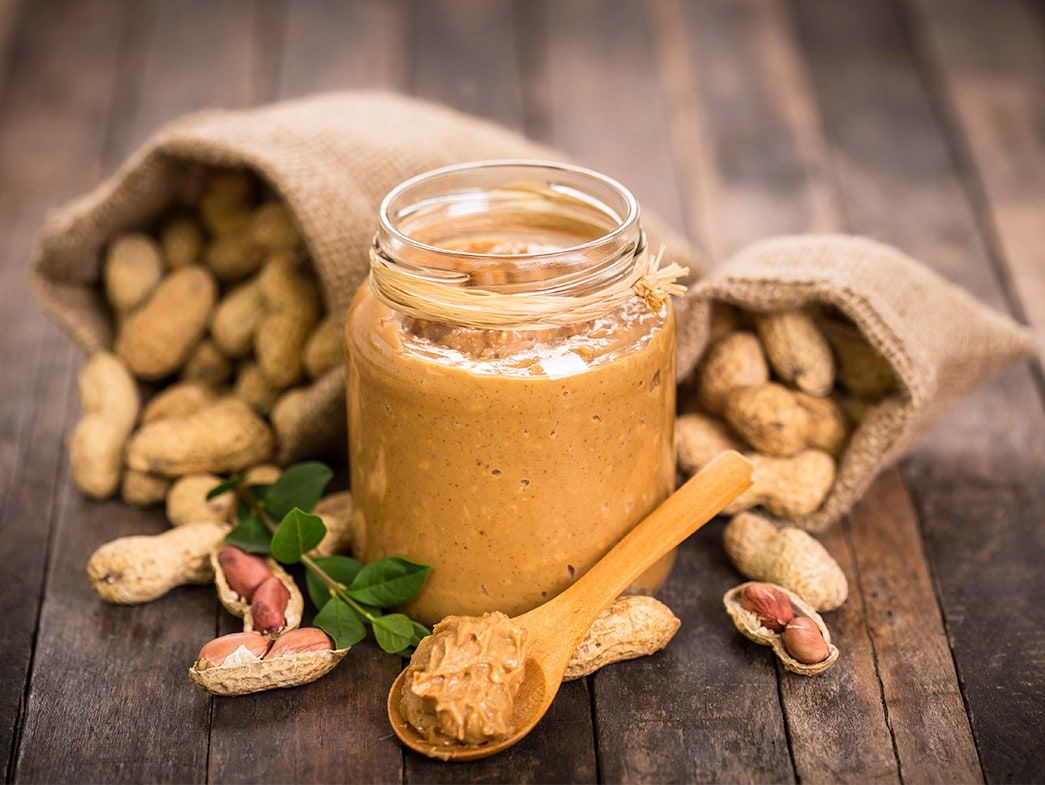 Peanut butter contains rat hairs and insect fragments