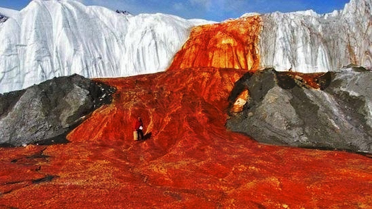Blood falls in Antarctica