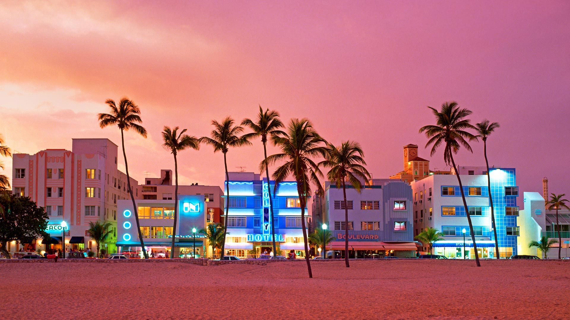 South Beach in Miami, USA