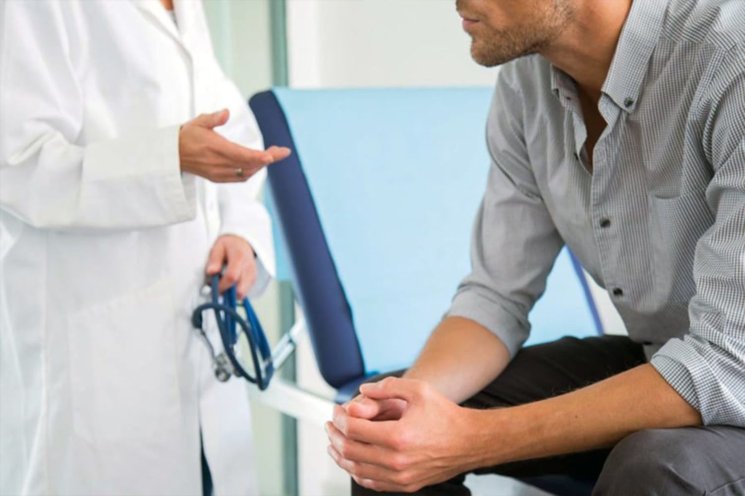 In males, the prostate can only lead to problems