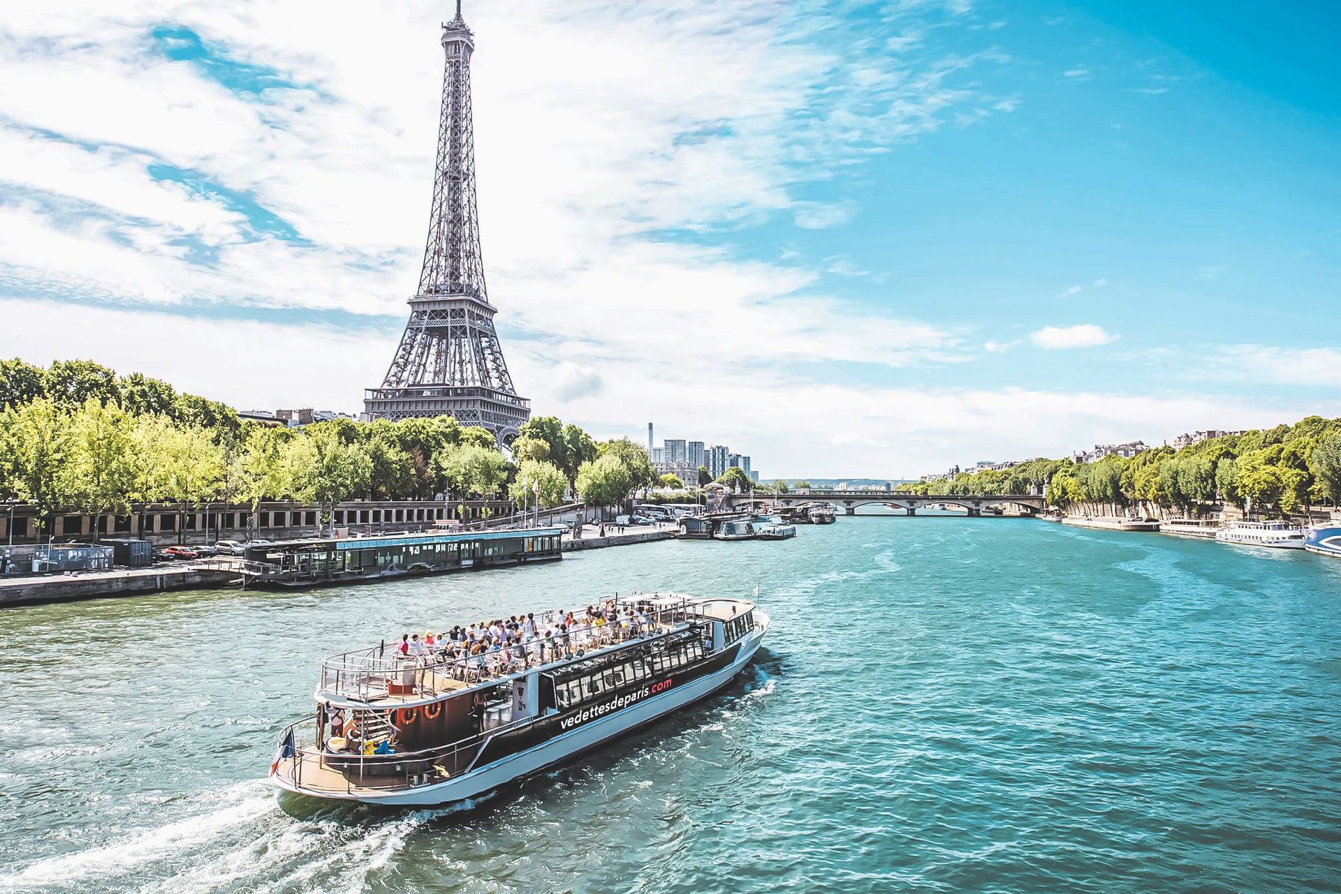 Cruise Along The Scenic Waters Of The Seine River